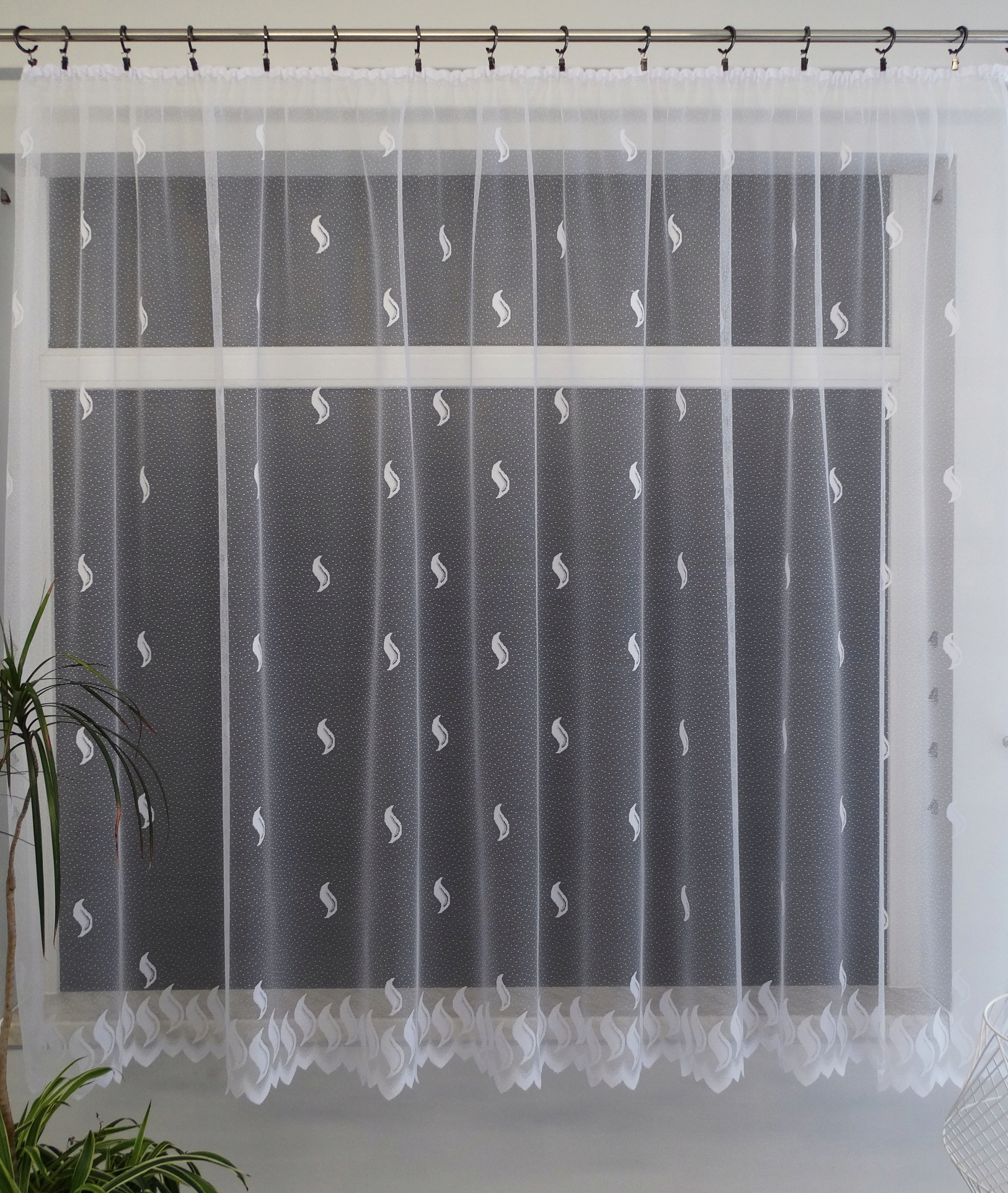 Mg Záclona 2022 Bílá 250x250 hotová s páskou K