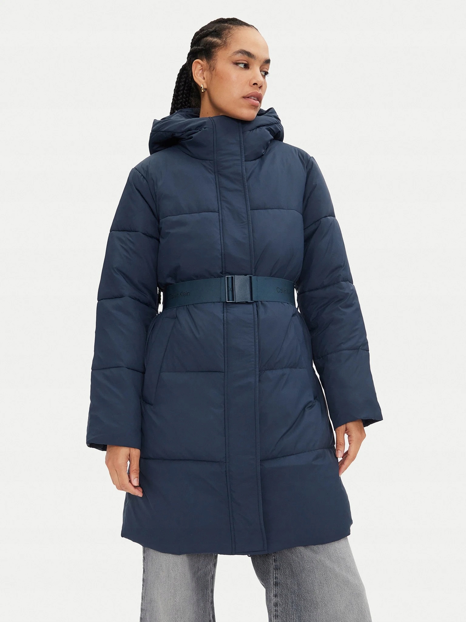Calvin Klein Jeans Dámská Péřová Bunda Kabát J20J224122 Ppk R Xs S