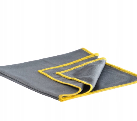 Ściereczka z mikrofibry szaro-żółta 40x40 cm
