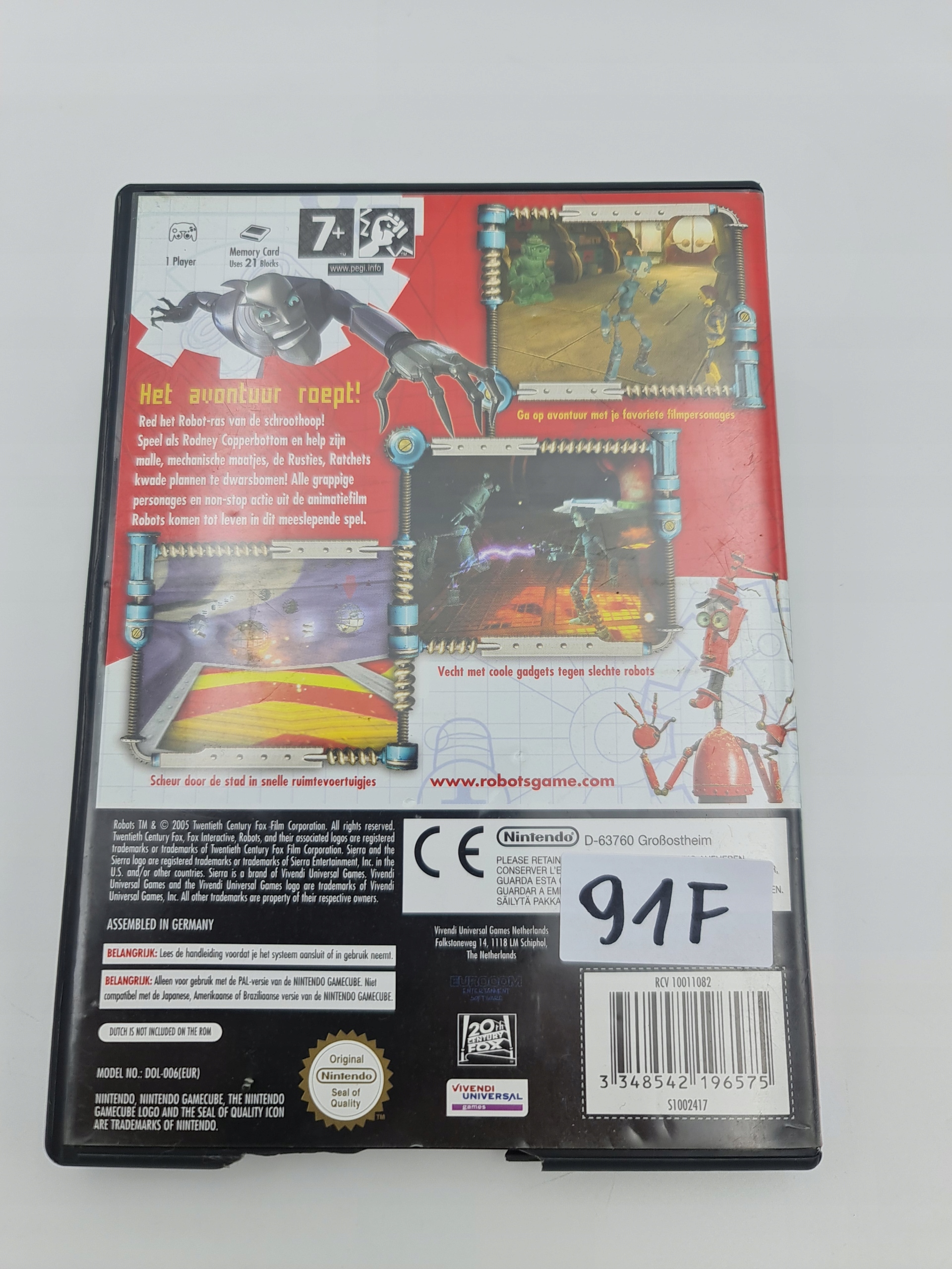 NINTENDO GAMECUBE ROBOTS Platforma Nintendo GameCube