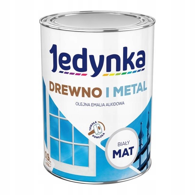 

Jedynka do Drewna i Metalu 0,9L Biały Mat