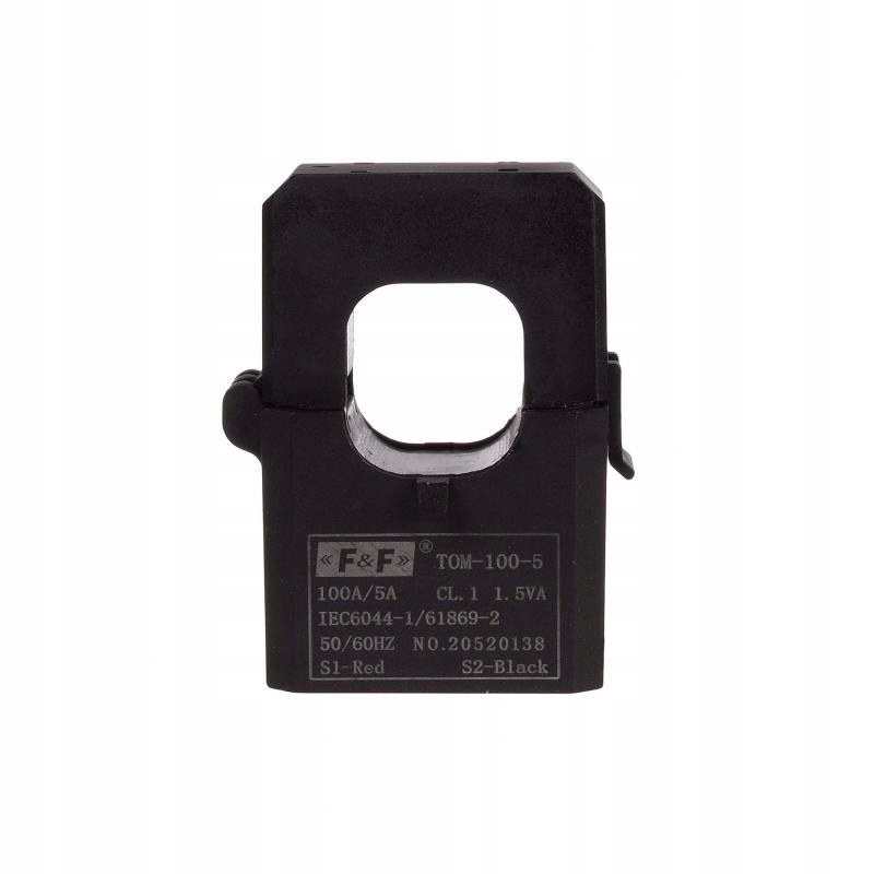 Miniaturní proudový transformátor s otevíracím jádrem 100-5A třída 1