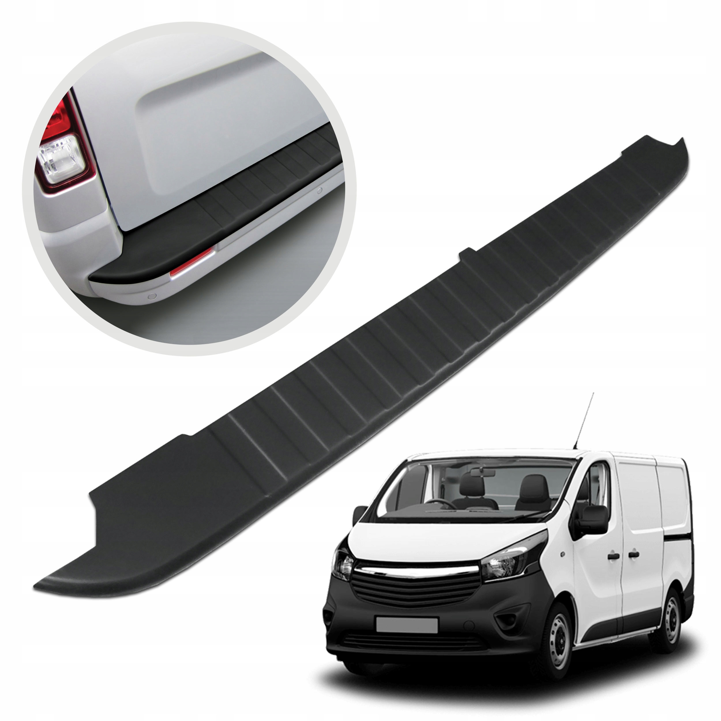 Ochranná lišta na zadný nárazník pre Opel Vivaro B 2014-2019
