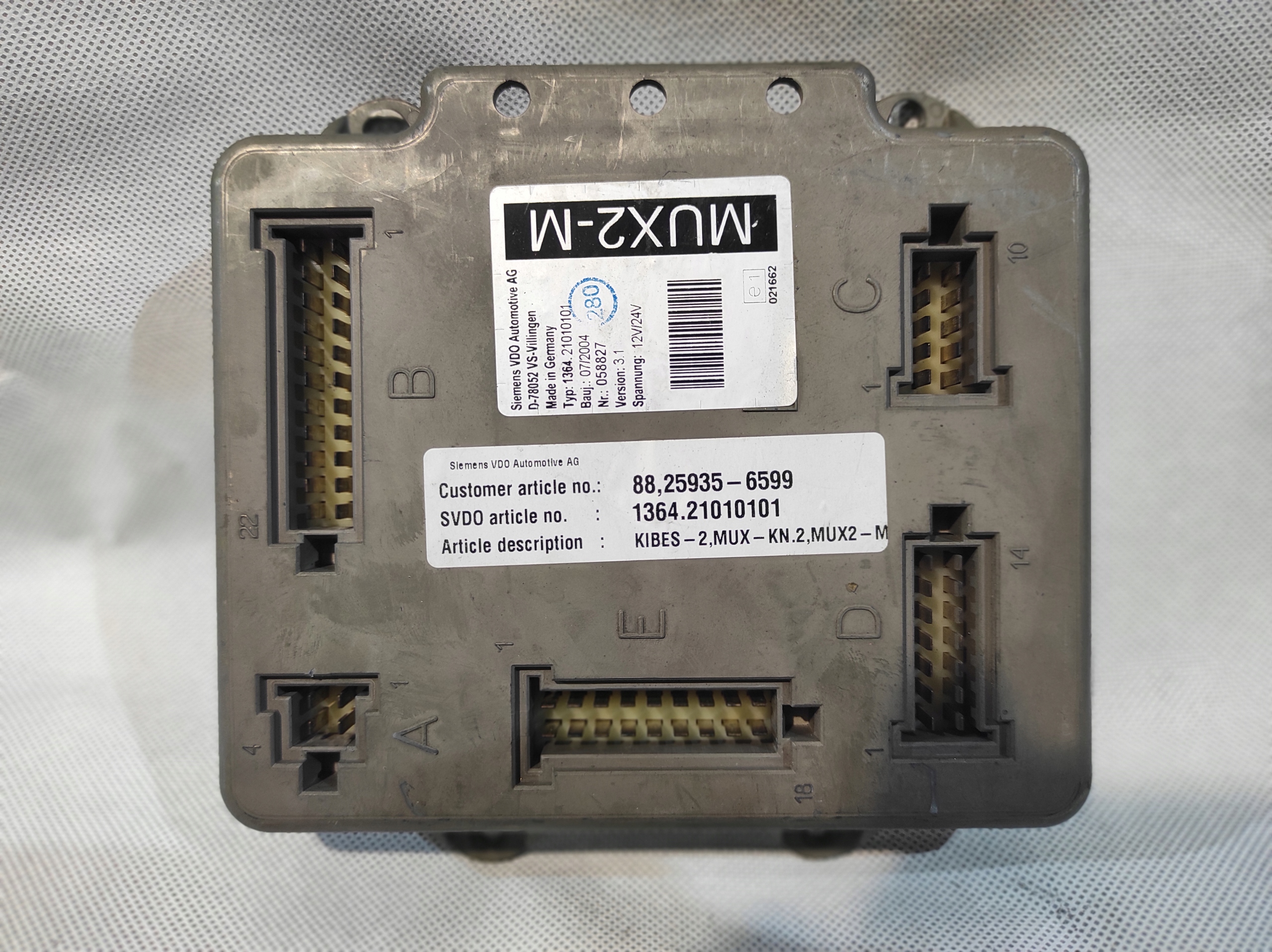 control unit module MAN 88259356599 D-78052 SIEMENS