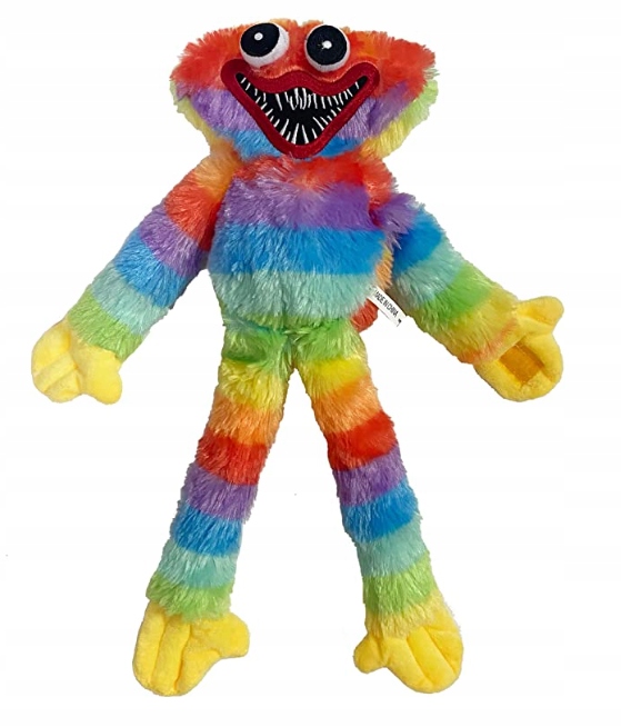 

Tęczowy Huggy Wuggy Poppy Playtime Hagi Wagi 40 cm
