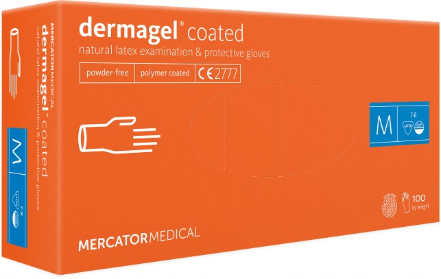

Mercator Dermagel Rękawiczki lateksowe M 100szt.