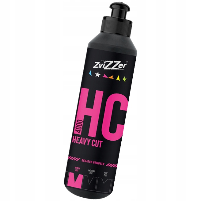 Zvizzer HC4000 Heavy Cut Mocno Tnąca Ścierna Pasta Polerska Korekta Lakieru