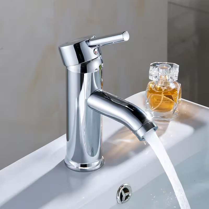 BATERIA UMYWALKOWA ŁAZIENKOWA STOJĄCA NABLATOWA KRAN DO UMYWALKI CHROM Rodzaj wylewki Stała