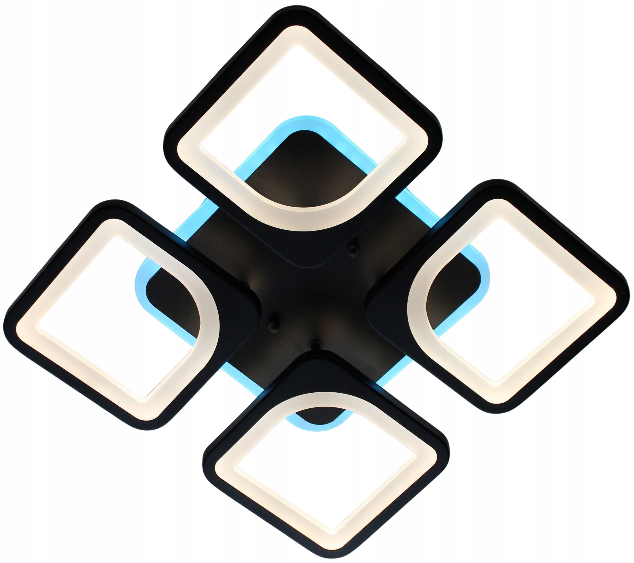 Lampa Led Kwadrat Sufitowa Plafon Led Dla Dzieci Oprawa Pilot Rgb