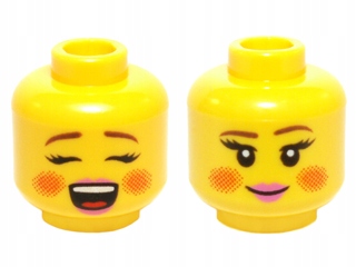 

Lego Główka Głowa Dwustronny Uśmiech 3626cpb1439