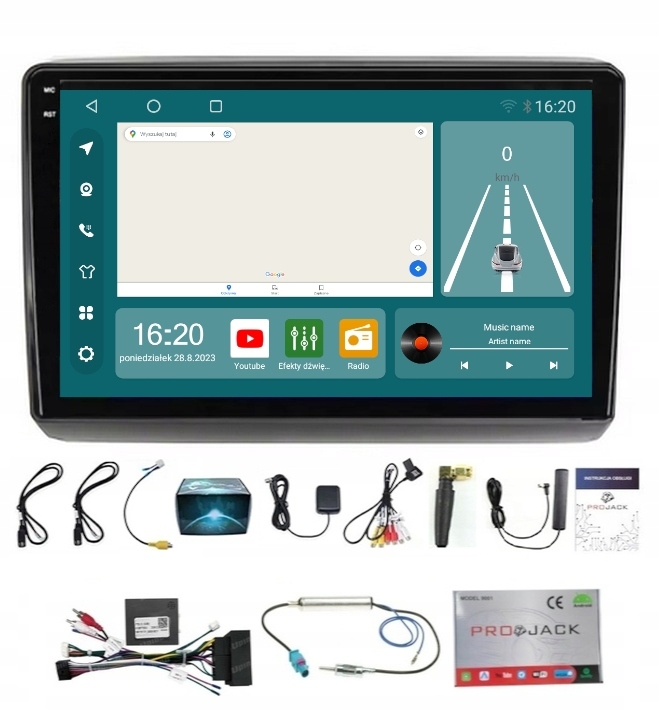 Rádio Navigácia Citroen Jumper 2015-2023 Carplay Android Auto 8GB 256GB Sim