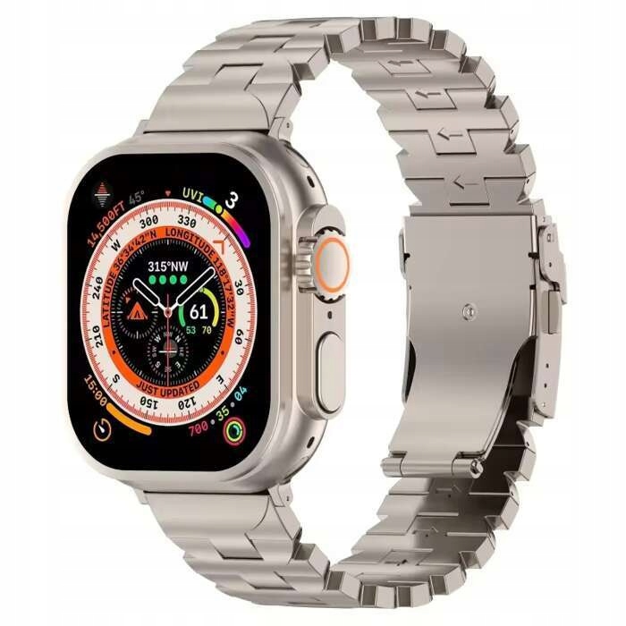 Opaska bransoleta tytanowa do Apple Watch 8 9 10 11 Se Ultra 44 45 46 49mm