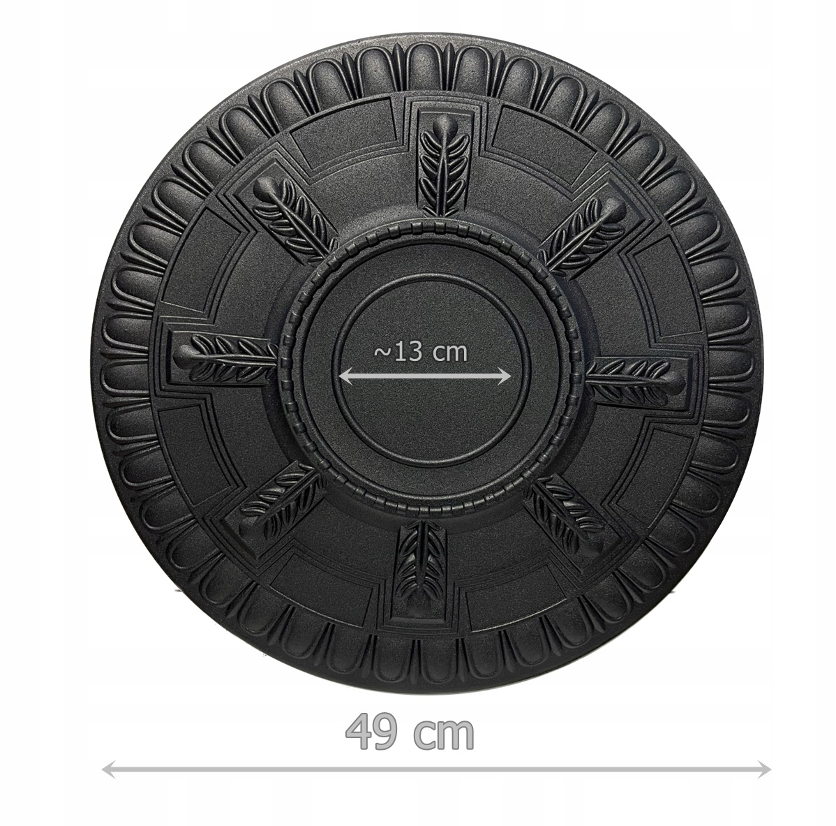 Rozeta sufitowa ścienna panel CZARNY R-2 Kod producenta R-2_CZARNE