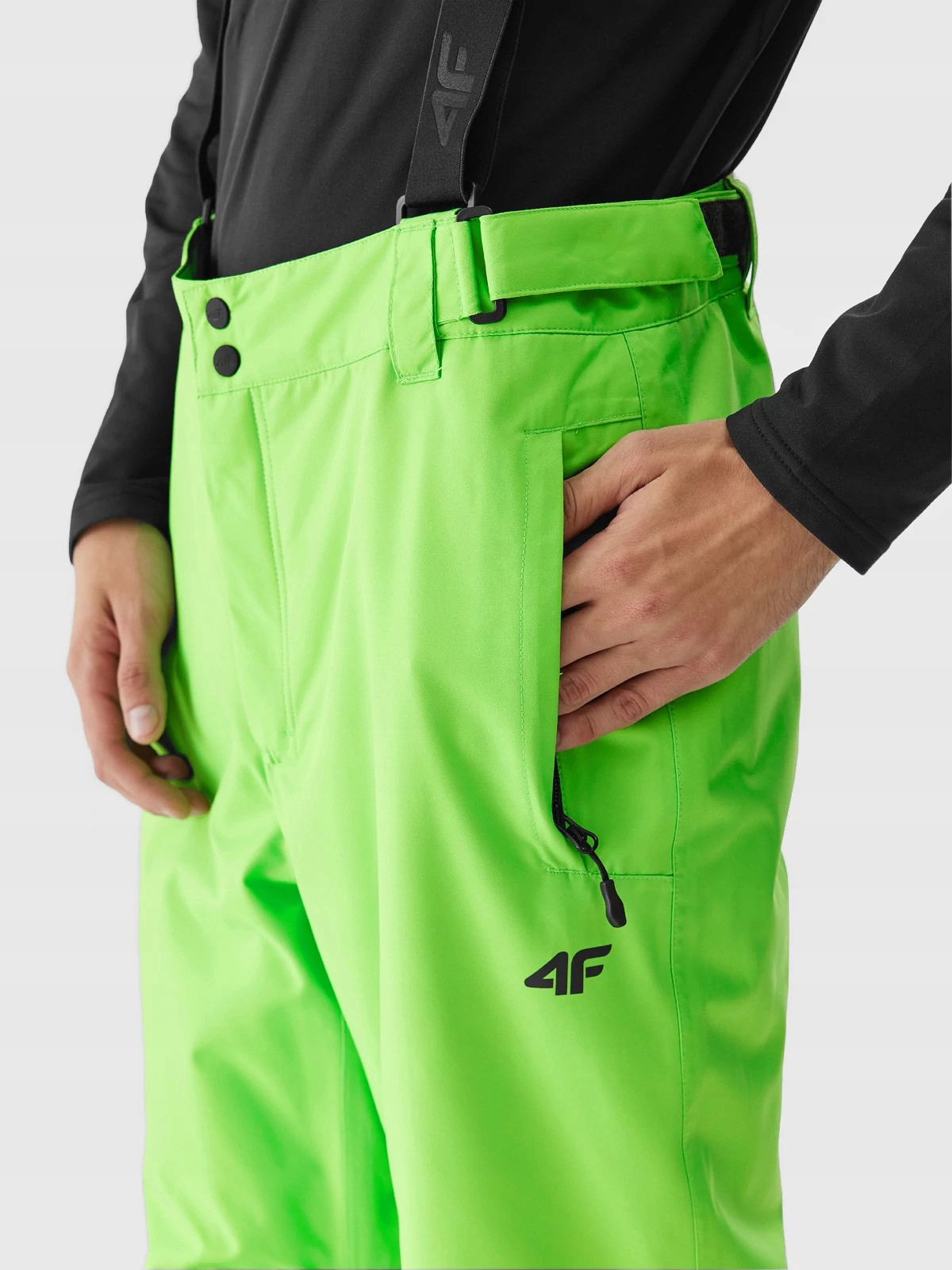 KOMBINEZON NARCIARSKI MĘSKI 4F KOMPLET KURTKA ZIMOWA SPODNIE NARCIARSKIE Rozmiar L