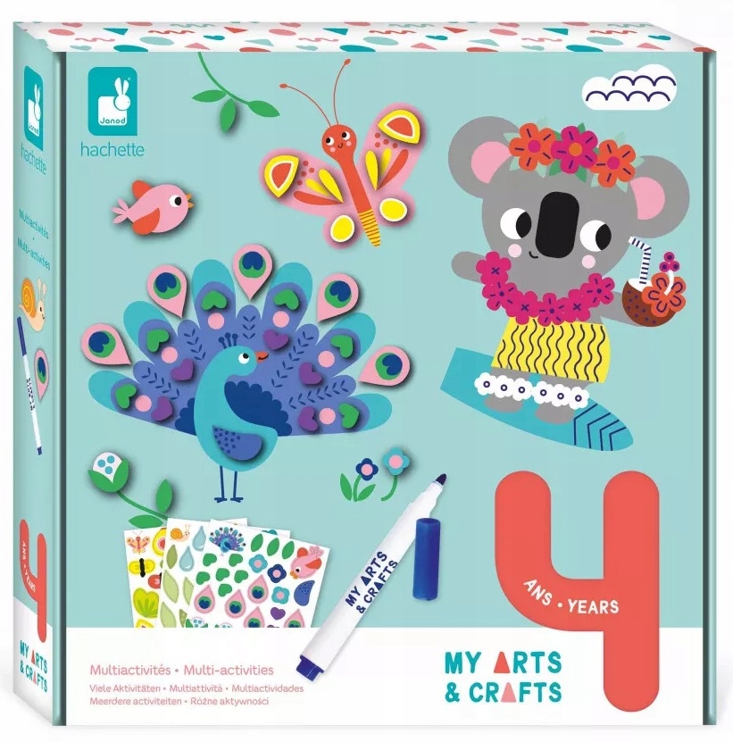 

Multizestaw Kreatywny 4-latka My arts crafts Janod