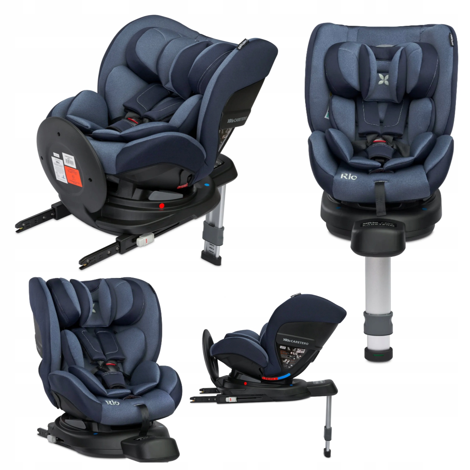 

Fotelik Samochodowy Isofix Rio 0-22KG Caretero