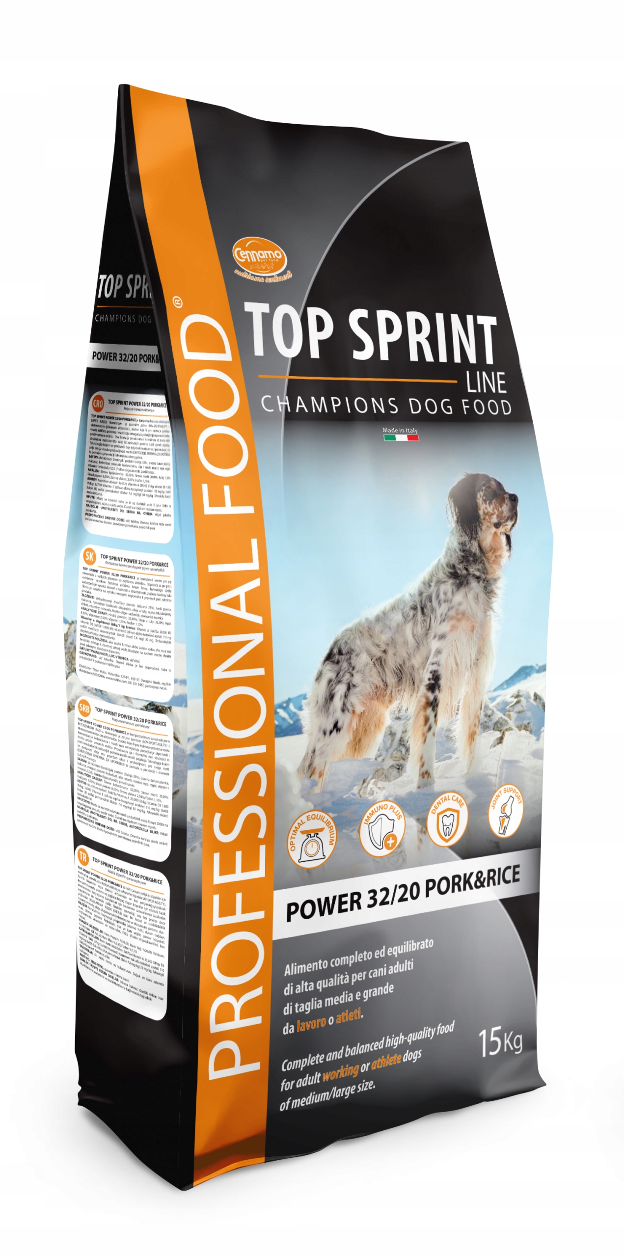 Levně Top Sprint Premium Power 32/20 Vepřová Rýže 15 Kg * Cennamo *