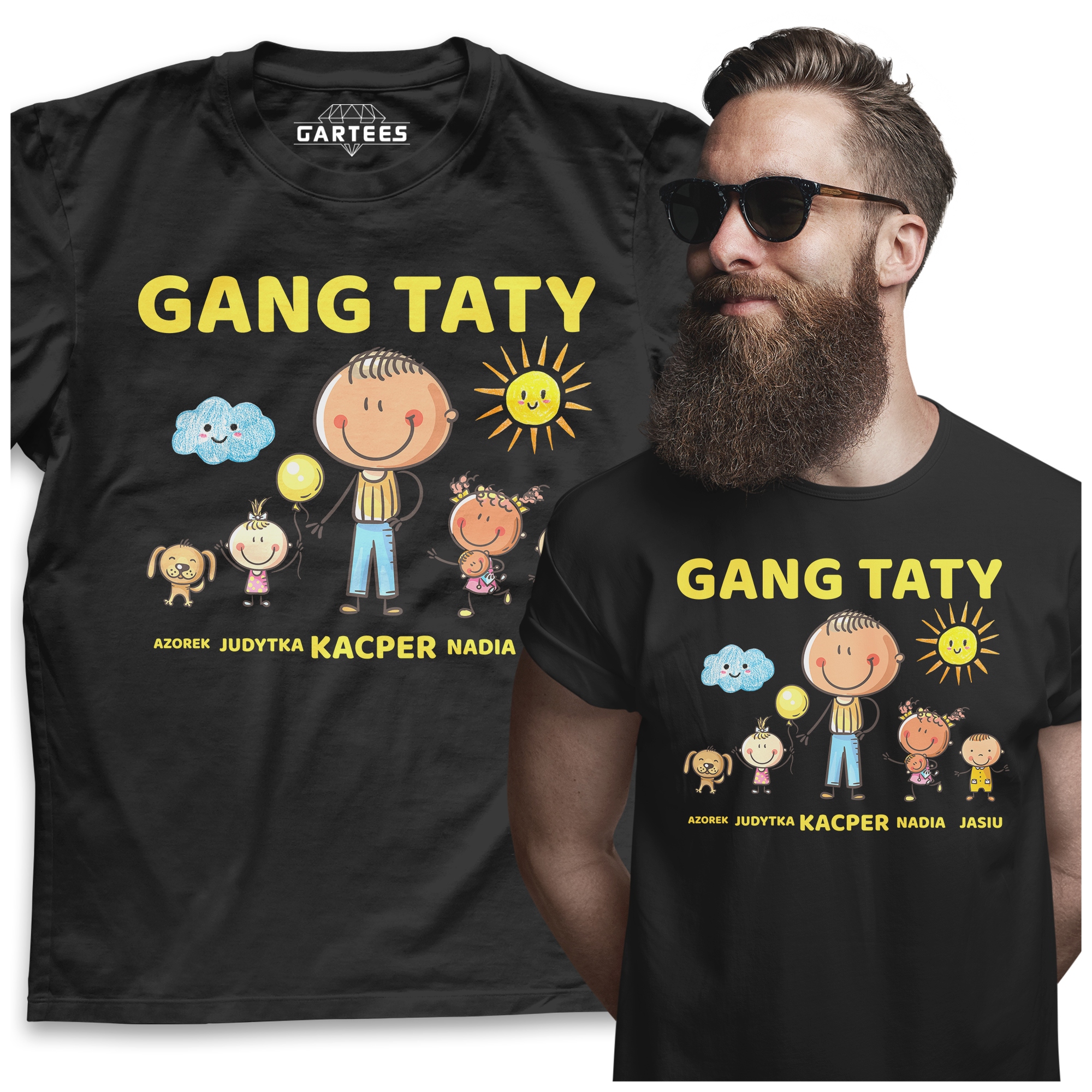

Koszulka T-shirt Dla Taty Dzień Ojca Gang