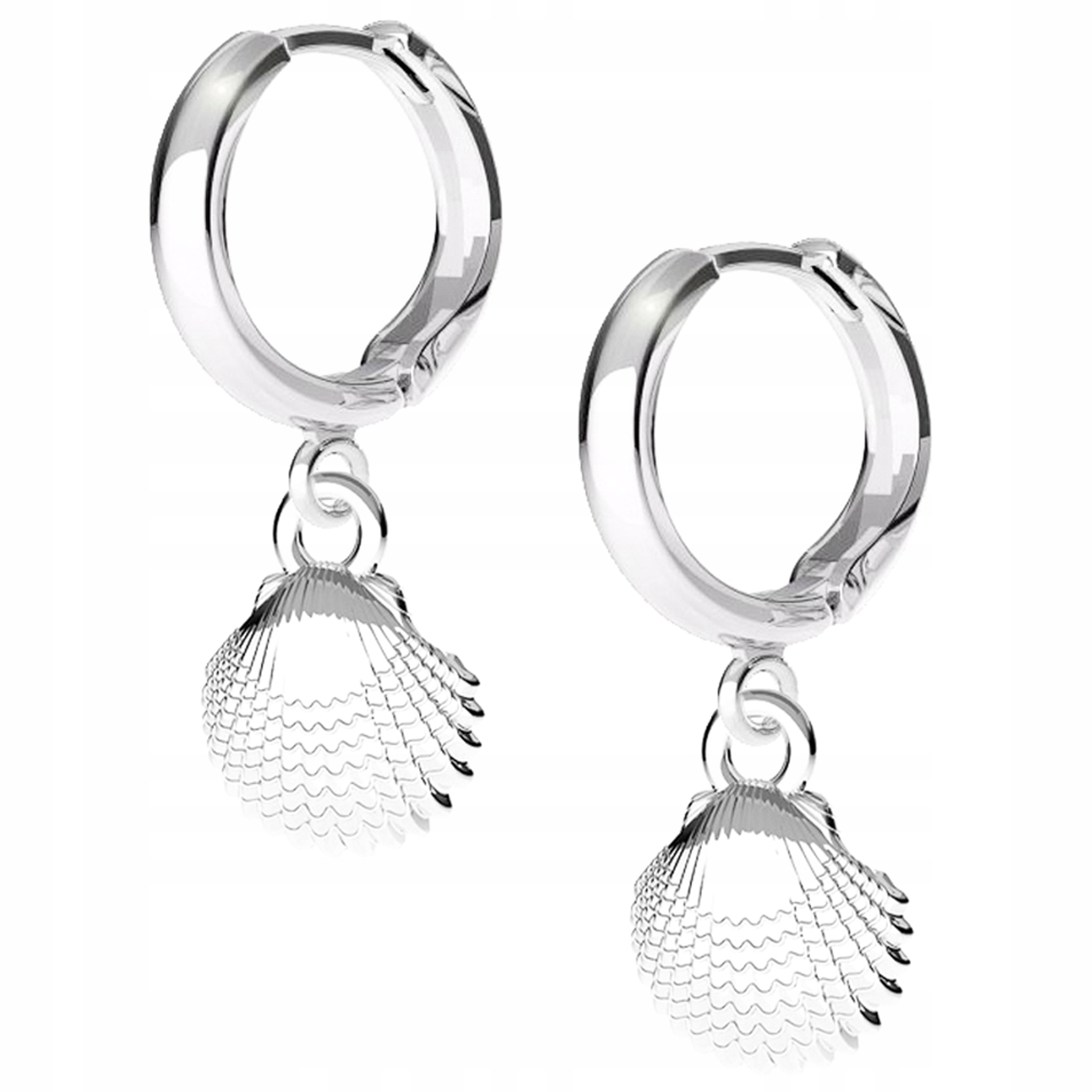 

Kolczyki srebrne Muszelka Muszla Morze 925