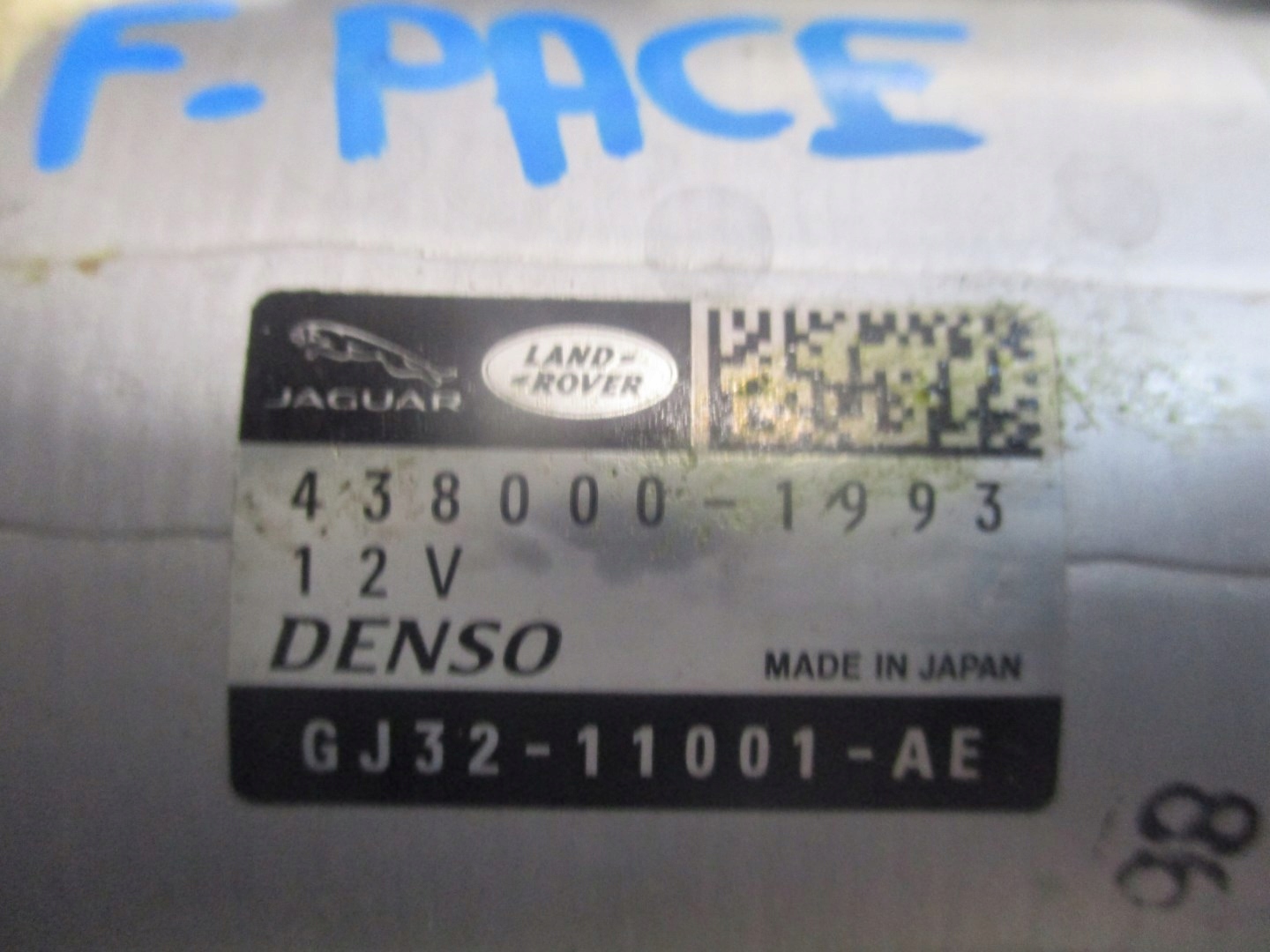 starter JAGUAR F PACE 2,0D GJ32-11001-AH