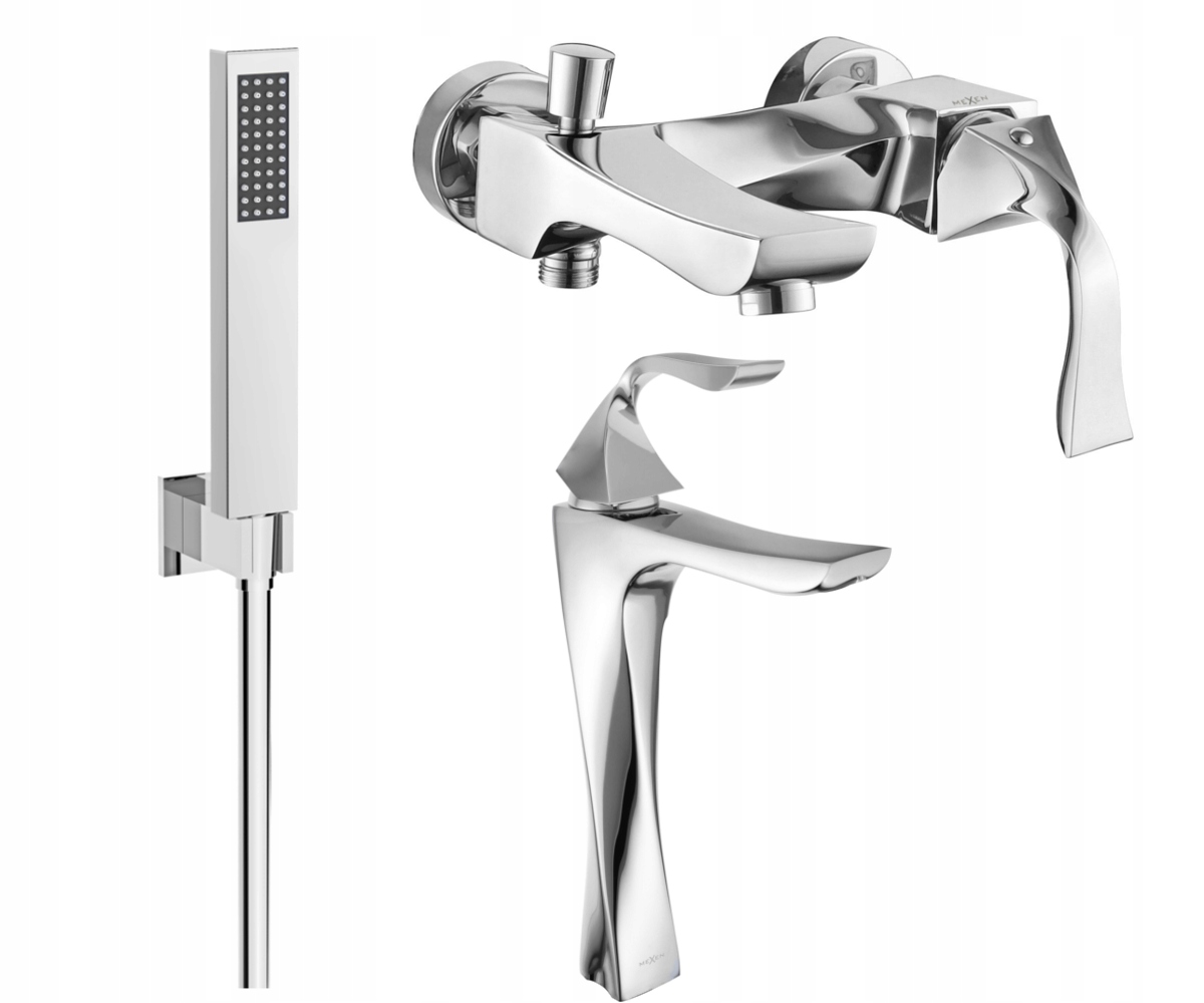 Mexen Estrella R02 Zestaw Wannowy Bateria Chrom