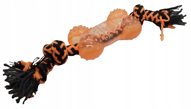 

gryzak szarpak sznurek z kostką 20 cm