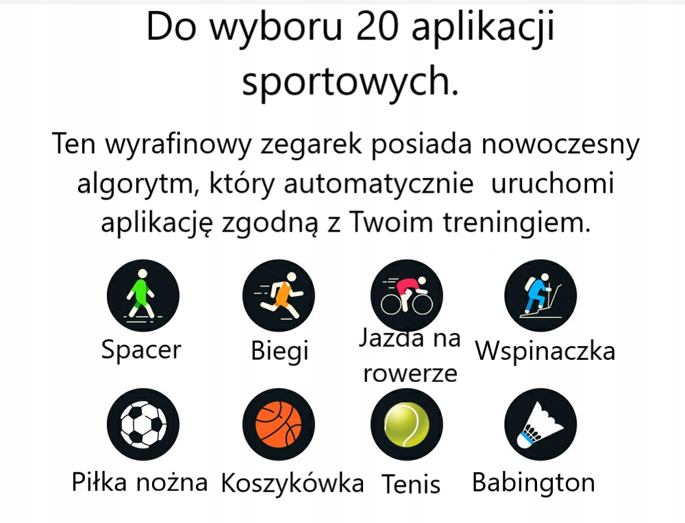 MĘSKI ZEGAREK SPORTOWY SMARTWATCH WODOODPRNY Marka Microwear