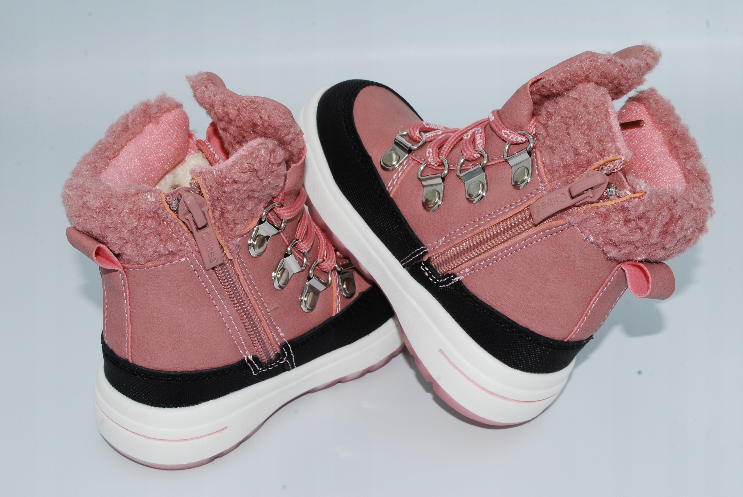 CIEPŁE KOZAKI WEŁNA NA SUWAK CLIBEE r.24 / 15,7cm Rozmiar (new) 24