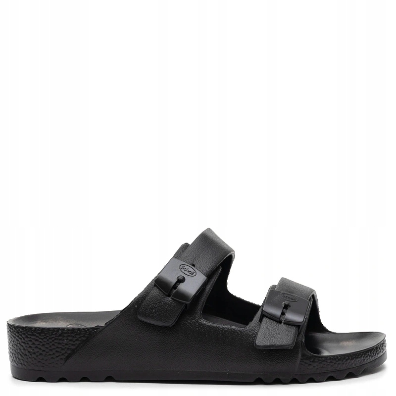 Scholl Komfortowe Klapki z Regulowanymi Klamrami Czarne F26924-1004 r.40