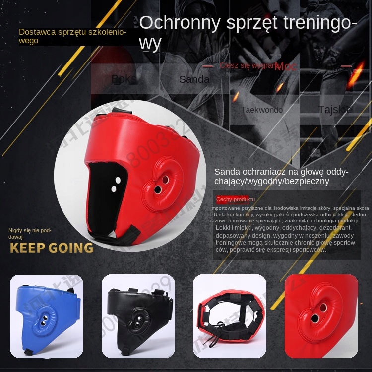 Oddychająca ochrona, kask bojowy Model Walka/boks