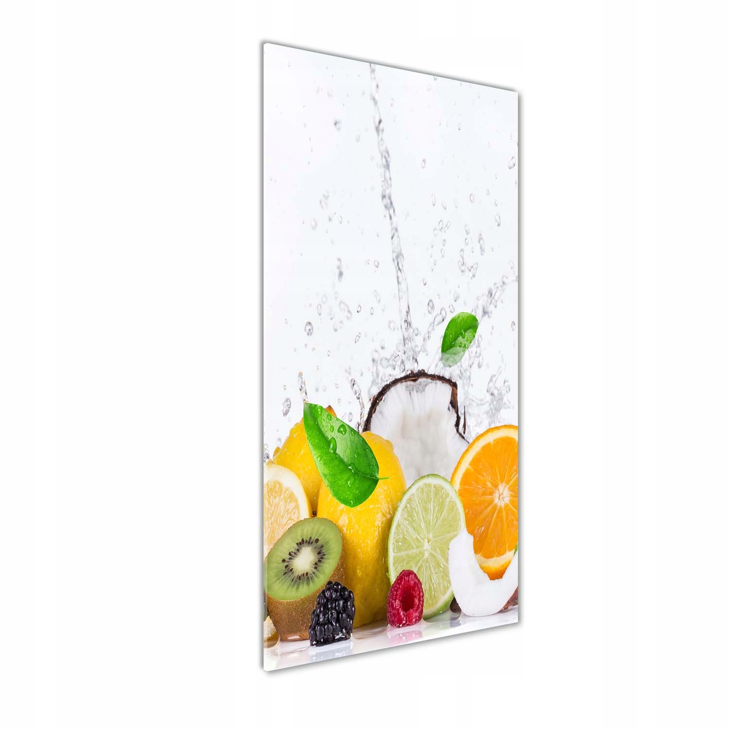 

Fotoobraz szklany na ścianę do salonu Owoce 50x125