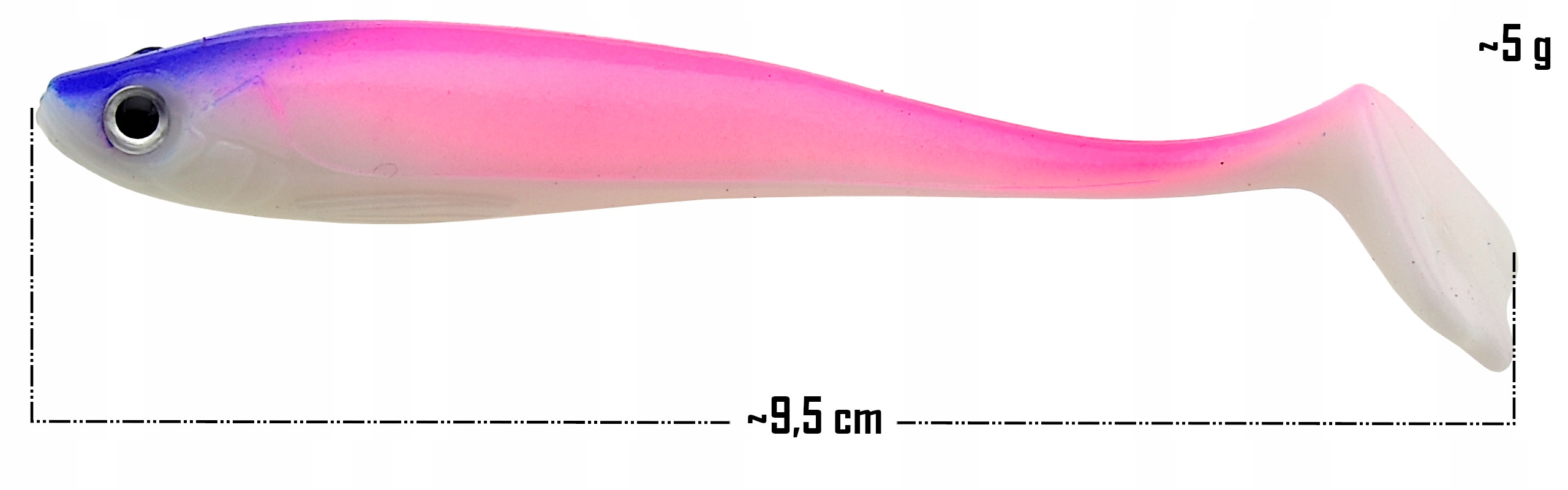 Guma Przynęta gumowa Ripper KOPYTO DUCK 9,5cm ~5g Spinning Okoń Sandacz Marka Miracle Fish