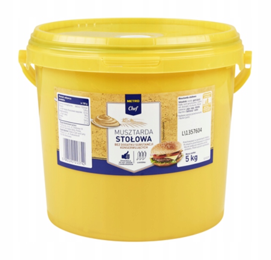 Metro Chef Hořčice stolní 5 kg velké balení