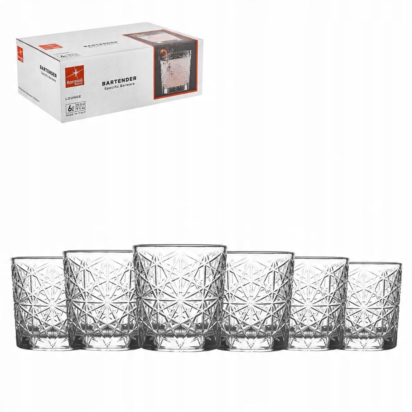 

Szklanki Bormioli Bartender Lounge 275 ml 6 szt