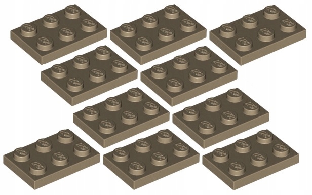 

Lego Płytka 2x3 C. Beżowa (3021/6035540) 10szt
