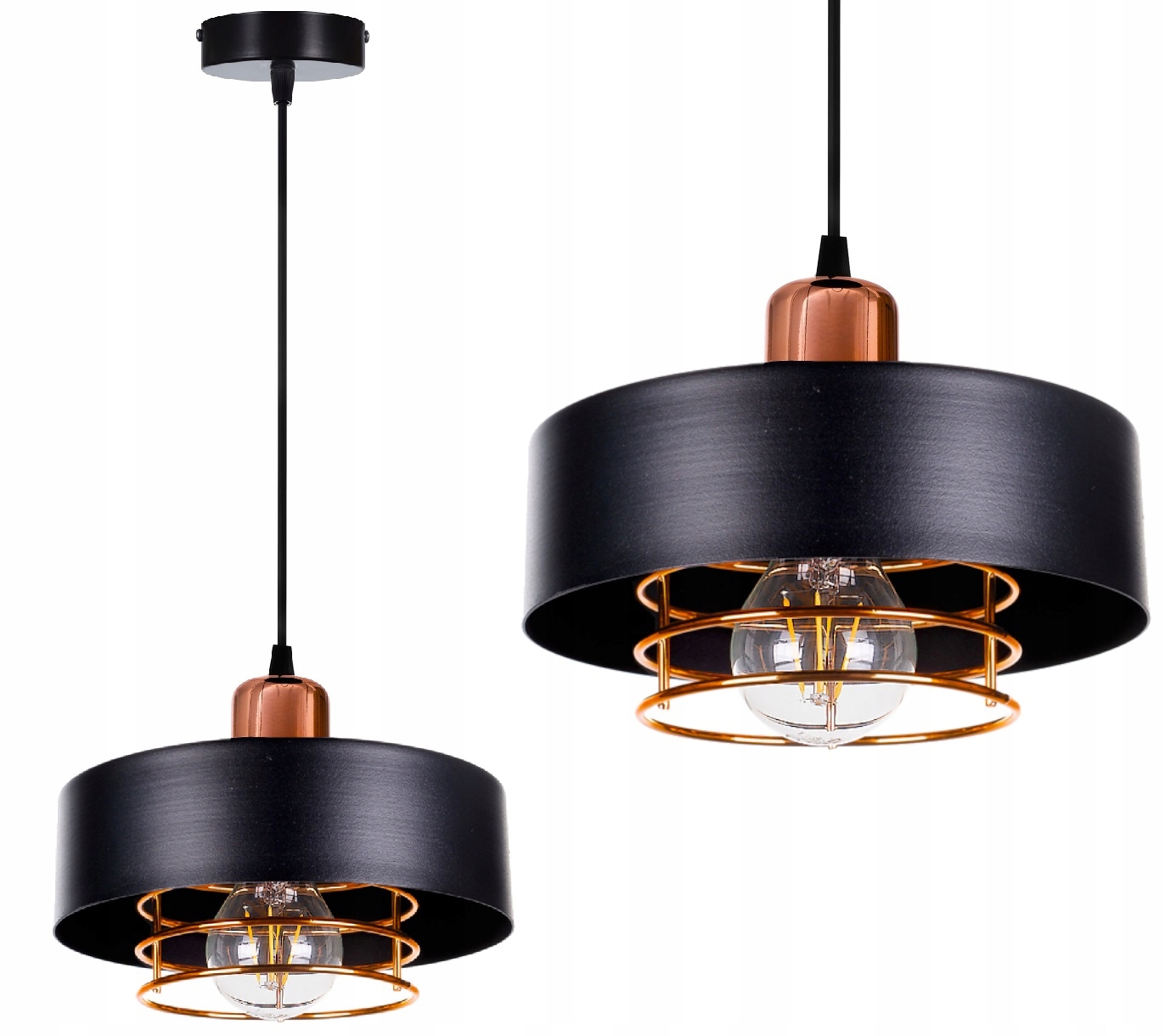 

Lampa Wisząca Plafon Sufitowa Żyrandol Z Miedzią
