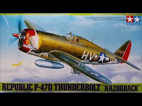Letadlo Tamiya 61086 P-47D Thunderbolt 'Razorback' Měřítko 1/48