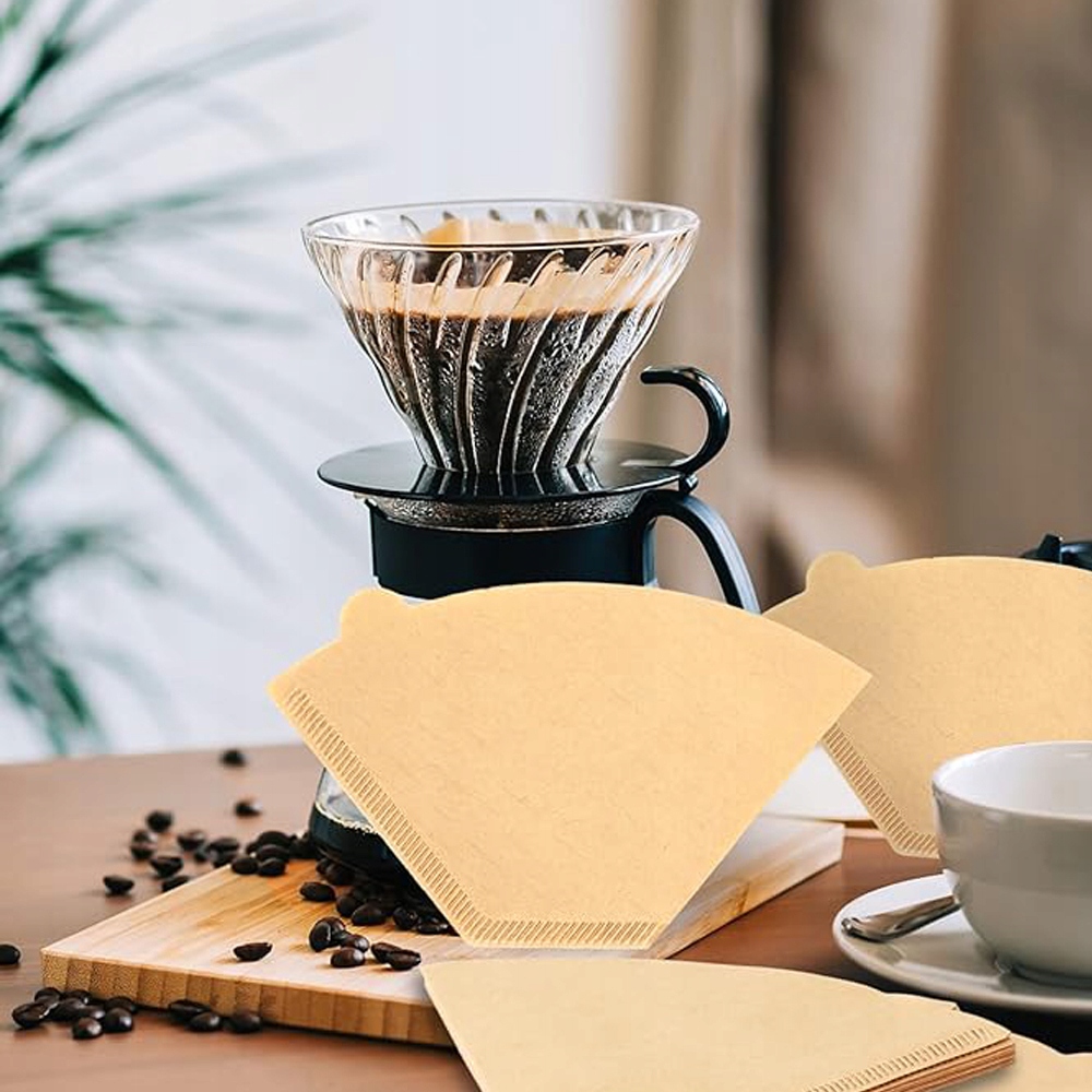 200X WYSOKIEJ JAKOŚCI CELULOZA DRZEWNA JEDNORAZOWE FILTR DO KAWY PAPIEROWY EAN (GTIN) 0886545078342