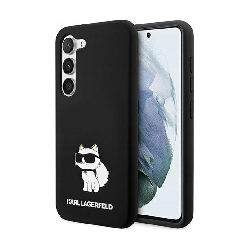 Karl Lagerfeld Silicone Choupette Pouzdro pro Samsung Galaxy S24+ (černé)