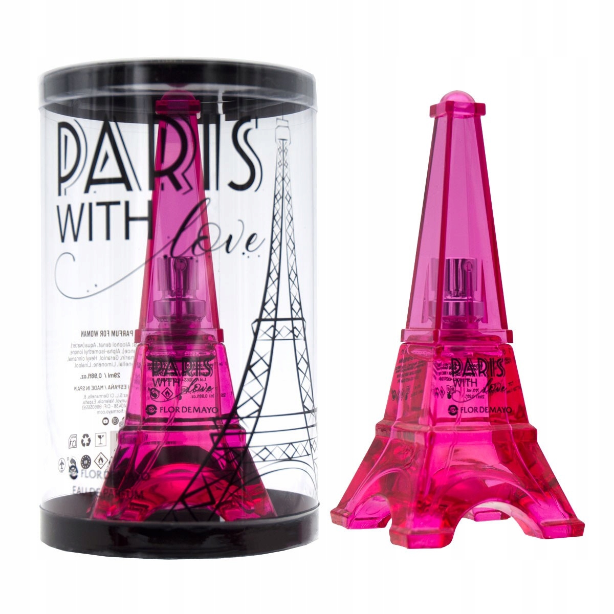 

Flor De Mayo Woda perfumowana Paris Love, 20 ml