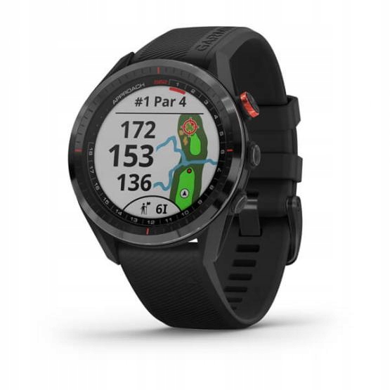 GARMIN APPROACH S62 Czarny ZEGAREK SMARTWATCH GOLFOWY DO GOLFA MAPY PÓL GPS