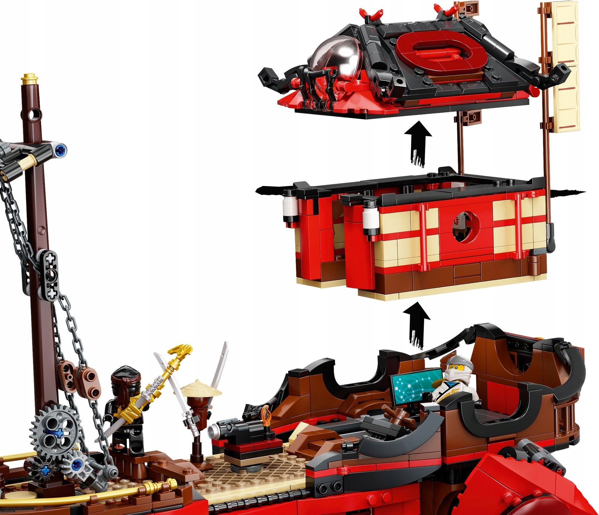 LEGO NINJAGO 71705 PERŁA STATEK OKRĘT ŁÓDŹ ŁÓDKA Wiek dziecka 9 lat +
