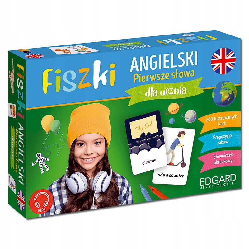 Fiszki. Angielski. Pierwsze słowa dla ucznia