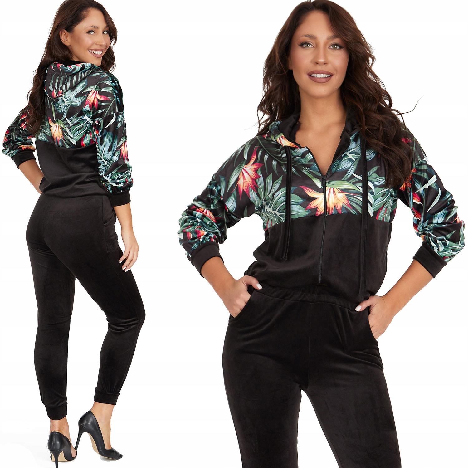 322_ M/38 _WELUROWY KOMPLET DRESOWY wzory Rozmiar M