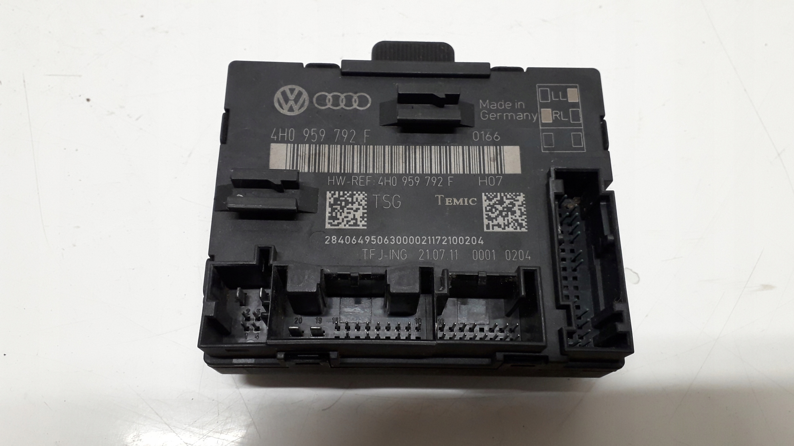 VW TOUAREG 7P МОДУЛЬ ДВЕРИ КОНТРОЛЛЕР 4H0959792F
