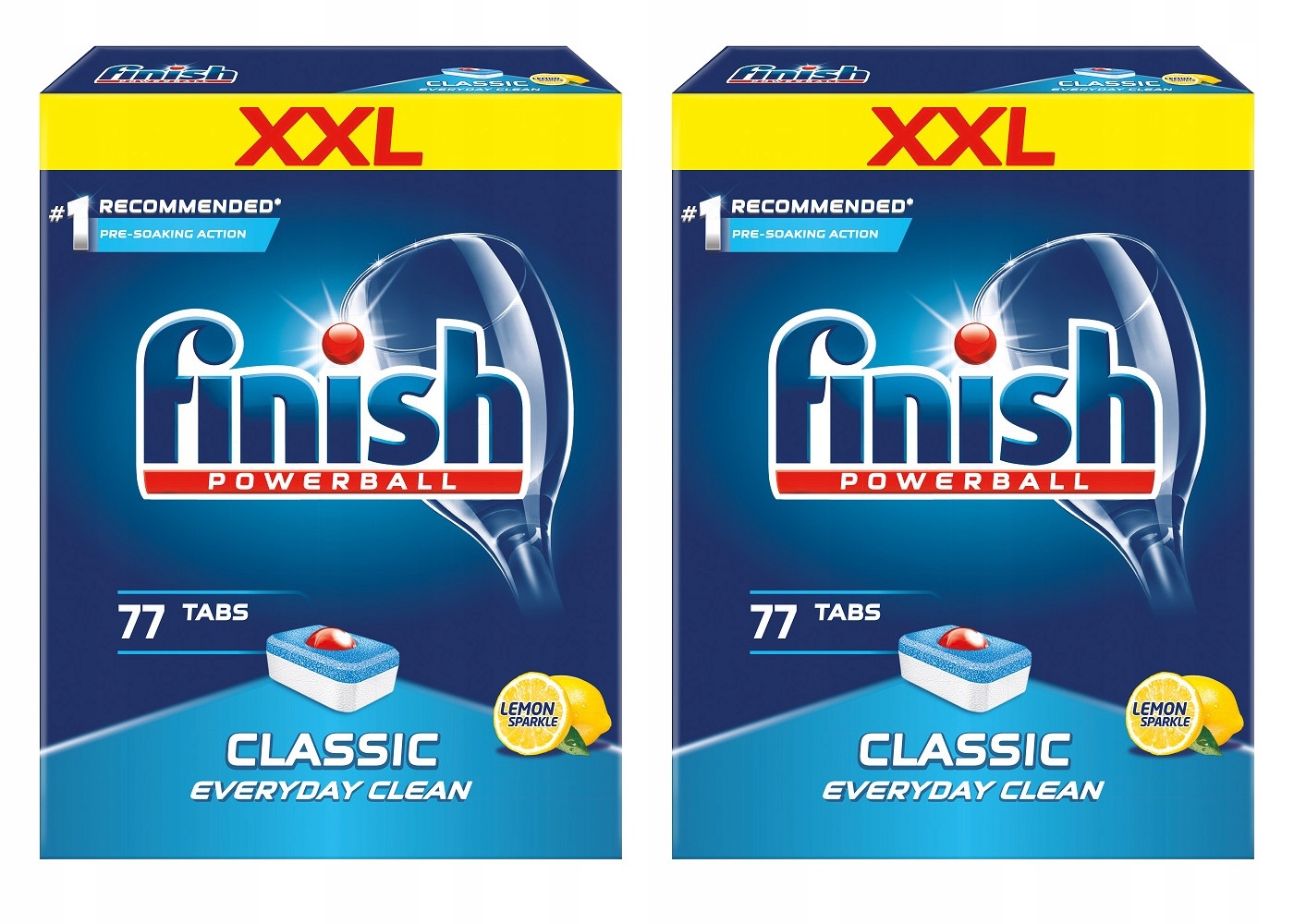 

Finish Classic Lemon Tabletki Zmywarki 2x77szt MIX