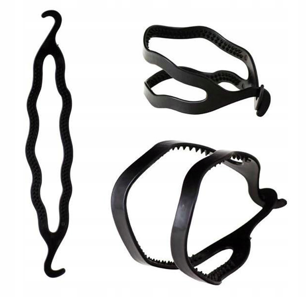 SPINKA WYPEŁNIACZ DO UPIĘCIA KOKA WŁOSÓW KOK TWISTER CZARNY GUMOWY AG264