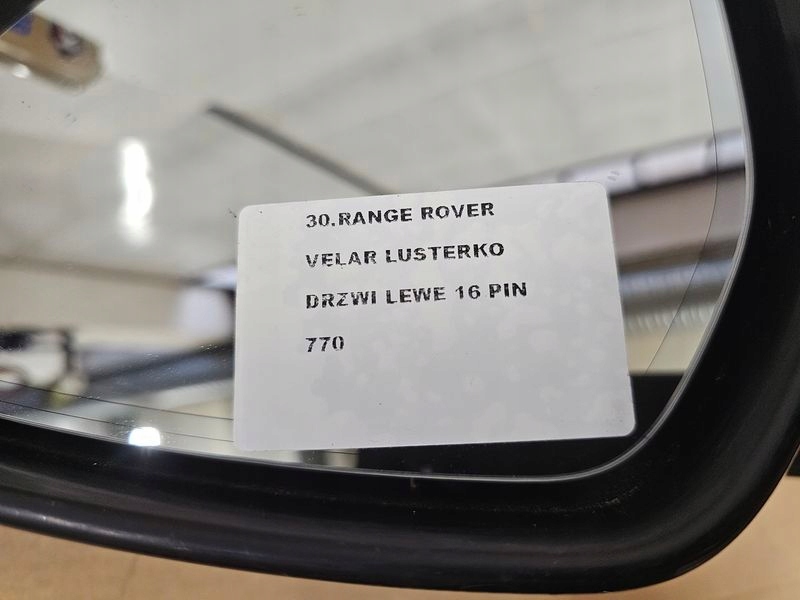 Range Rover Velar L560 зеркало Двери левое 16 пин