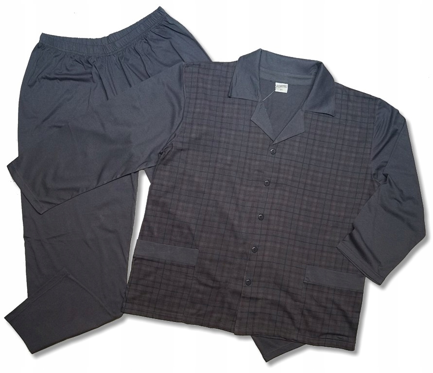 

Duży Rozmiar Piżama męska Rozpinana - 3XL