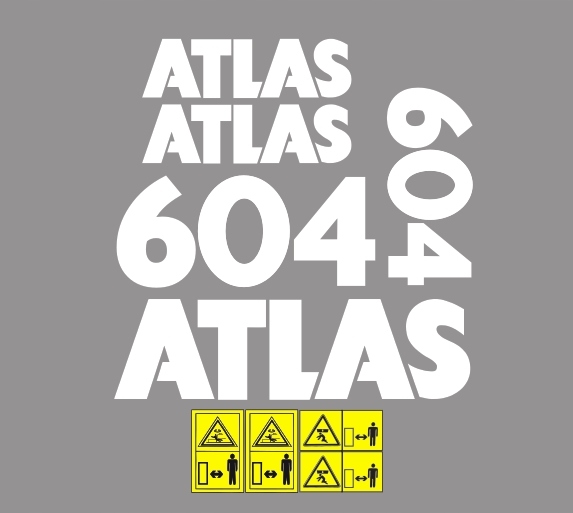 Samolepky samolepka Atlas 604